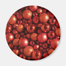 Weihnachtsdekoration Red Baubles Magnet