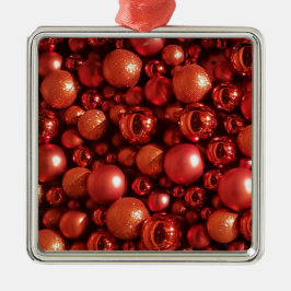 Weihnachtsdekoration Red Baubles Ornament Aus Metall