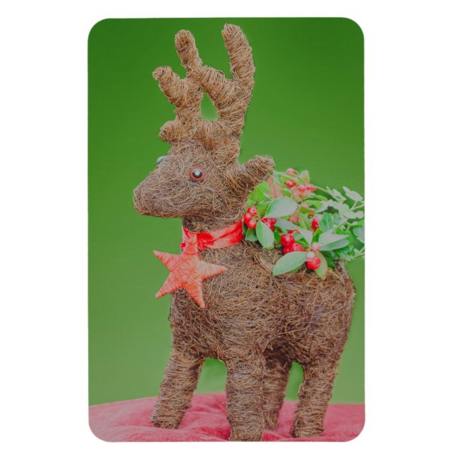 Weihnachtsdekoration Rentier Magnet (Vertikal)