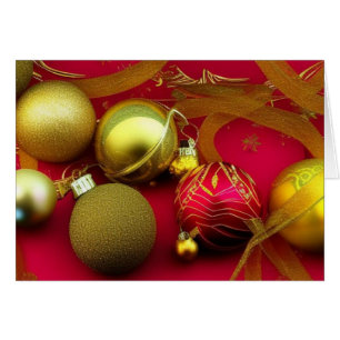 Weihnachtsdekoration Roter Samt