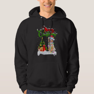 Weihnachtsdekoration Santa Australian Shepherd Hun Hoodie