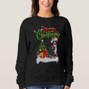 Weihnachtsdekoration Santa Berner Sennenhund Chris Sweatshirt