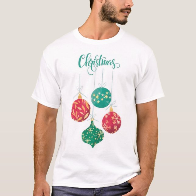 Weihnachtsdekoration T-Shirt (Vorderseite)