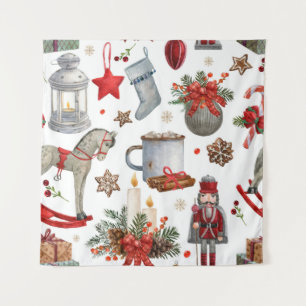 Weihnachtsdekoration Wandteppich