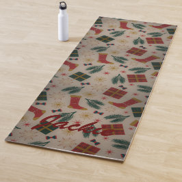 Weihnachtsdekoration yogamatte