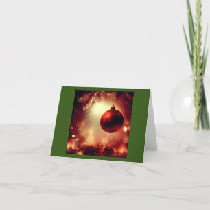 Weihnachtsdekorationen 5 feiertagskarte