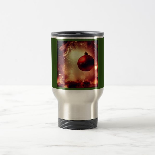Weihnachtsdekorationen 5 reisebecher (Mittel)
