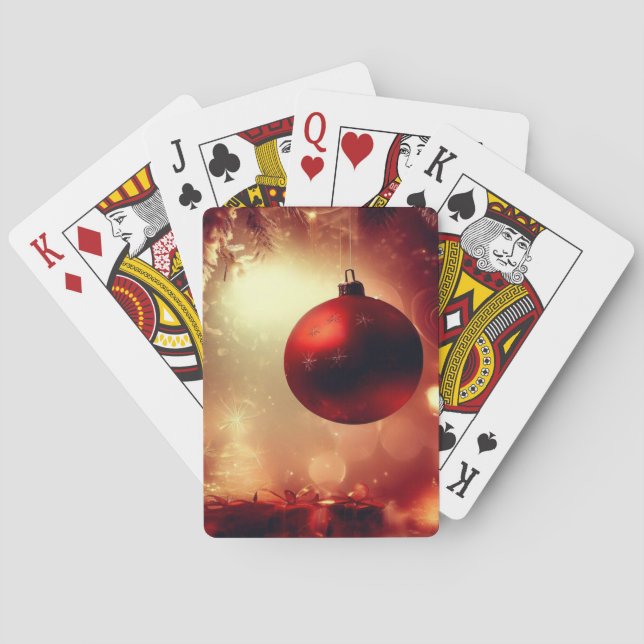 Weihnachtsdekorationen (5) spielkarten (Rückseite)