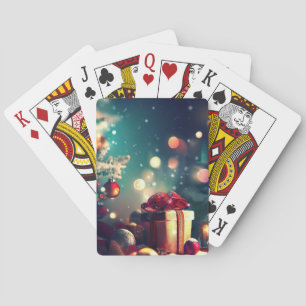 Weihnachtsdekorationen (6) spielkarten