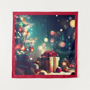 Weihnachtsdekorationen 6 wandteppich