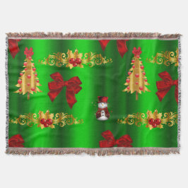 Weihnachtsdekorationen auf Grün Decke