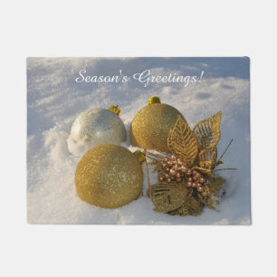 Weihnachtsdekorationen, benutzerdefinierte Textpfo Fußmatte