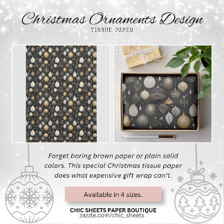 Weihnachtsdekorationen Design Tissue-Papier Seidenpapier