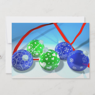 Weihnachtsdekorationen Einladung
