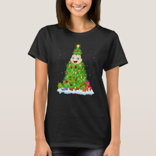 Weihnachtsdekorationen Lichter Santa Marienkäfer W T-Shirt