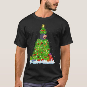 Weihnachtsdekorationen Lichter Weihnachtsbaum T-Shirt