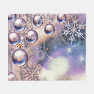 Weihnachtsdekorationen Ornamente Fleecedecke