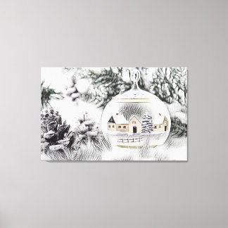 Weihnachtsdekorationen Ornamente Leinwanddruck