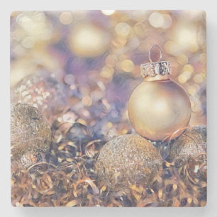 Weihnachtsdekorationen Ornamente Steinuntersetzer