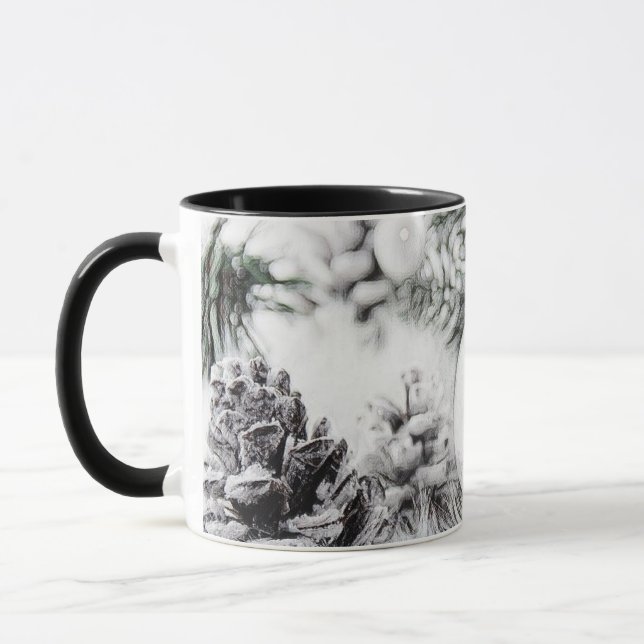Weihnachtsdekorationen Ornamente Tasse (Links)