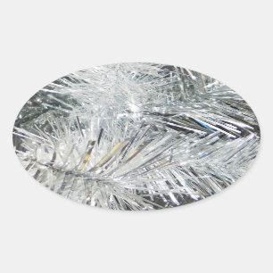 Weihnachtsdekorationen Ovaler Aufkleber
