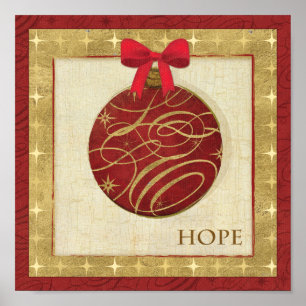 Weihnachtsdekorationen Poster