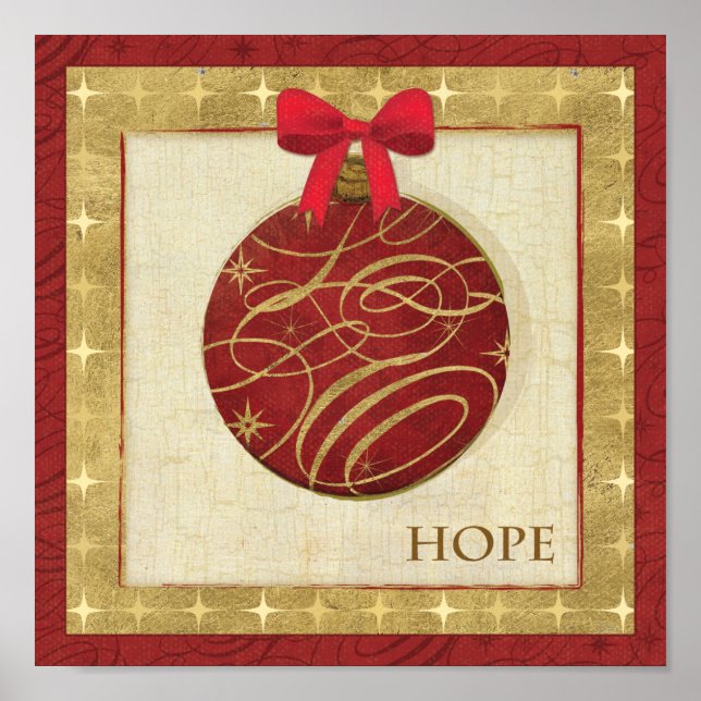 Weihnachtsdekorationen Poster (Vorne)