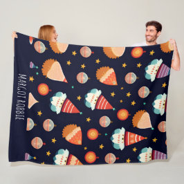 Weihnachtsdekorationen Retro Muster Fleecedecke