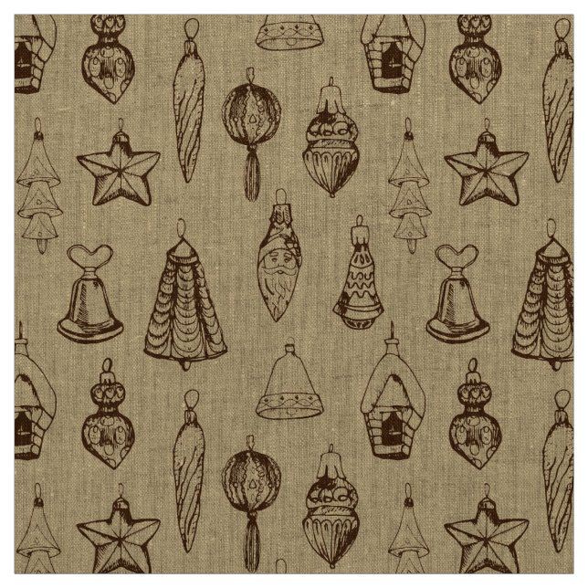 Weihnachtsdekorationen Stoff (Muster)