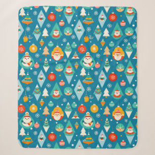 Weihnachtsdekorationen und Weihnachtsdekorationen Sherpadecke