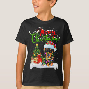 Weihnachtsdekorationen Weihnachtsfeiertag Dackel H T-Shirt