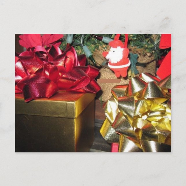 Weihnachtsdekorationen Weihnachtskarte Postkarte (Vorderseite)
