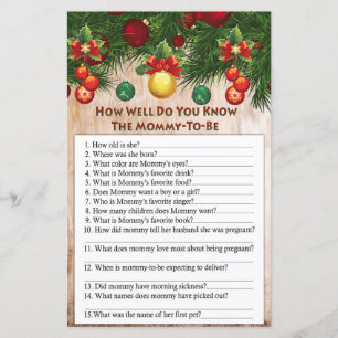 Weihnachtsdekorationen wie gut kennst du Spiel