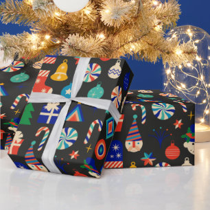Weihnachtsdekorationen, Zierkollektion Geschenkpapier