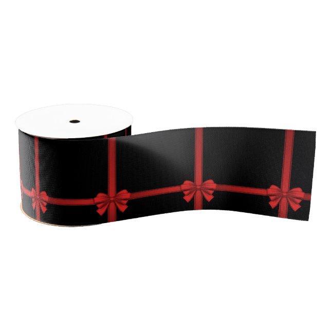 Weihnachtsdekorationsband Ripsband (Spule)