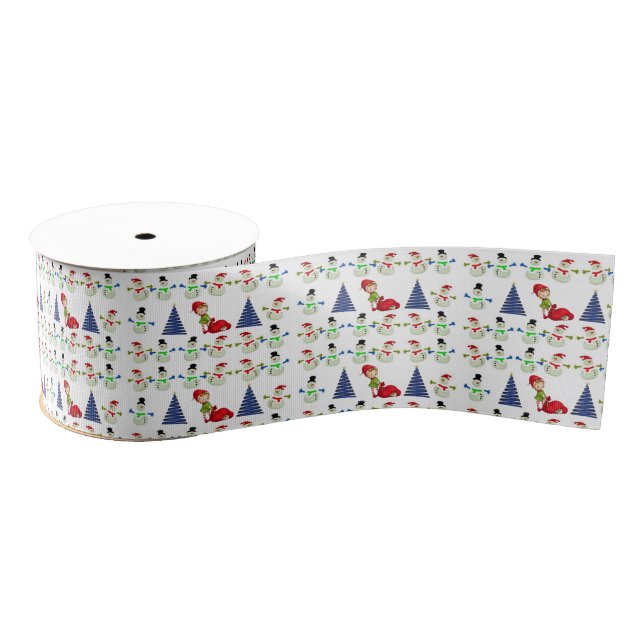 Weihnachtsdekorationsband Ripsband (Spule)