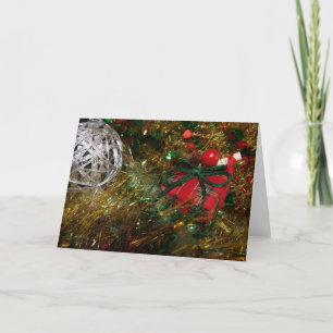 Weihnachtsdekorationskarte Feiertagskarte