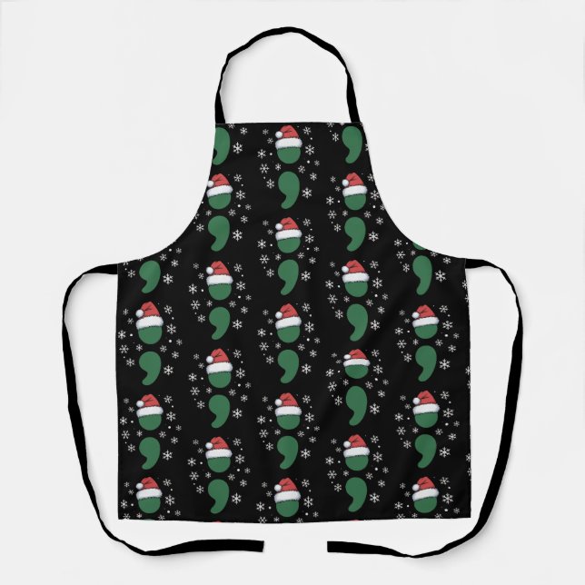 Weihnachtsdepression Bewusstsein Xmas Schürze (Vorderseite)