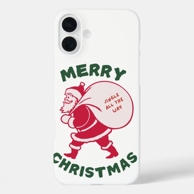 Weihnachtsdesign 6 Case-Mate iPhone hülle (Rückseite)