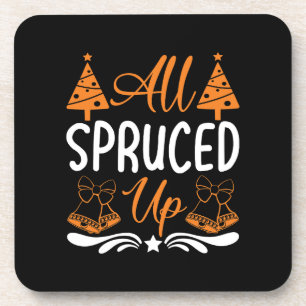 Weihnachtsdesign - Aufgeputzt-85675 Getränkeuntersetzer