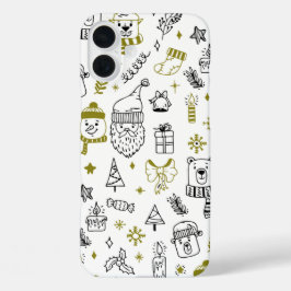 Weihnachtsdesign iPhone 16 Plus Hülle