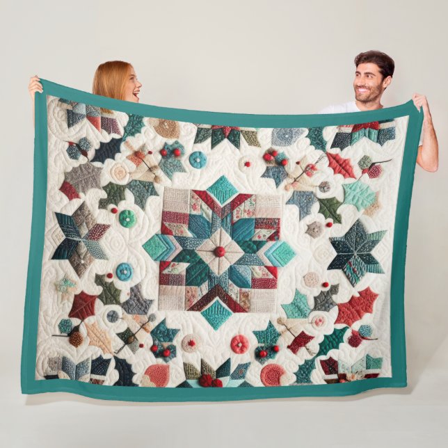 Weihnachtsdesign Fleecedecke (Beispiel)