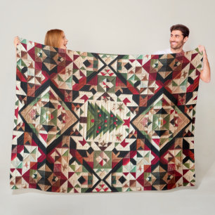 Weihnachtsdesign Fleecedecke