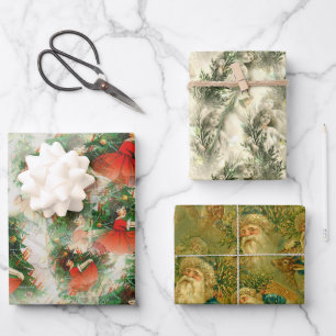 Weihnachtsdesign Geschenkpapier Set