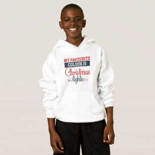 Weihnachtsdesign mit Lichtern Hoodie