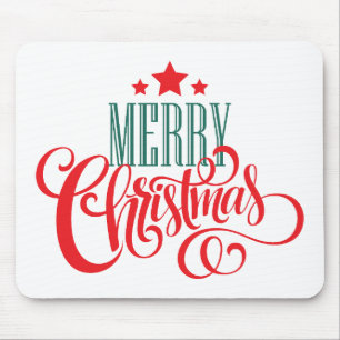 Weihnachtsdesign und Sterne Mousepad