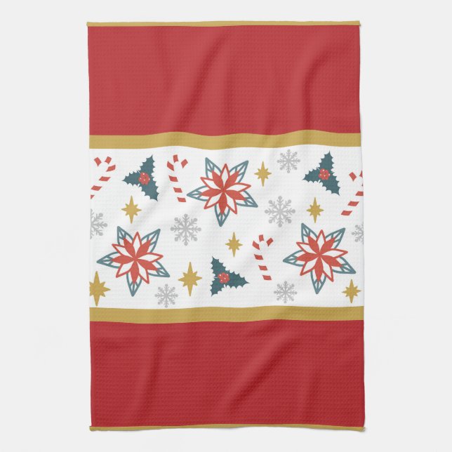 Weihnachtsdesigns Geschirrtuch (Vertikal)