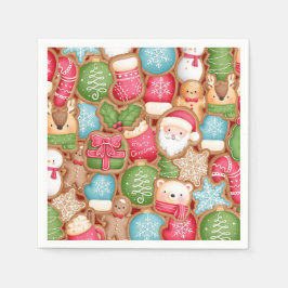 Weihnachtsdessert Serviette