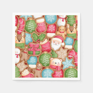 Weihnachtsdessert Serviette
