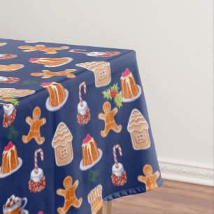 Weihnachtsdesserts Tischdecke